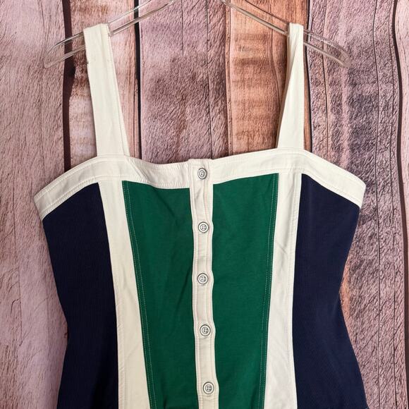 Daily Practice by Anthropologie Sleeveless Pleated Mini Dress Size Large NWT - Picture 3 of 9